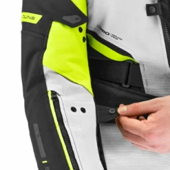 Kurtka tekstylna SHIMA DUNE FLUO czarny szary żółty fluo