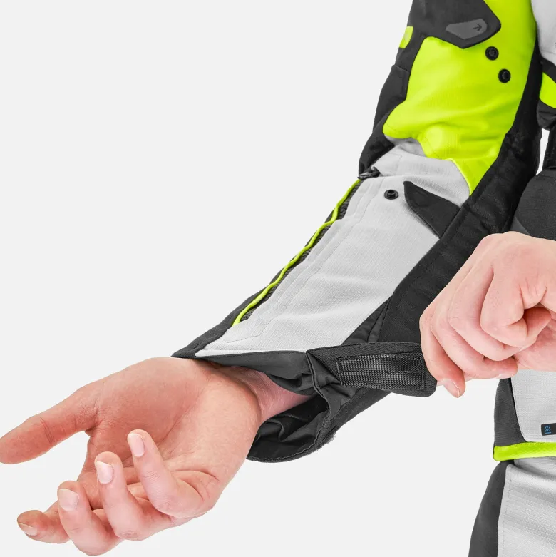 Kurtka tekstylna SHIMA DUNE FLUO czarny szary żółty fluo