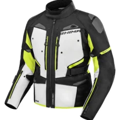 Kurtka tekstylna SHIMA DUNE FLUO czarny szary żółty fluo