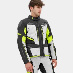 Kurtka tekstylna SHIMA DUNE FLUO czarny szary żółty fluo