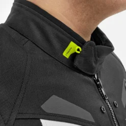 Kurtka tekstylna SHIMA DUNE FLUO czarny szary żółty fluo