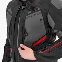Kurtka tekstylna SHIMA DUNE RED czarny szary czerwony