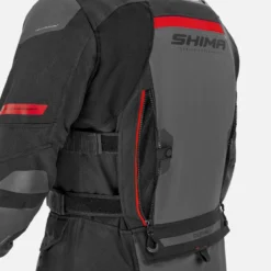 Kurtka tekstylna SHIMA DUNE RED czarny szary czerwony