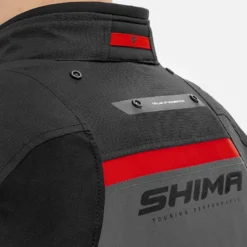 Kurtka tekstylna SHIMA DUNE RED czarny szary czerwony
