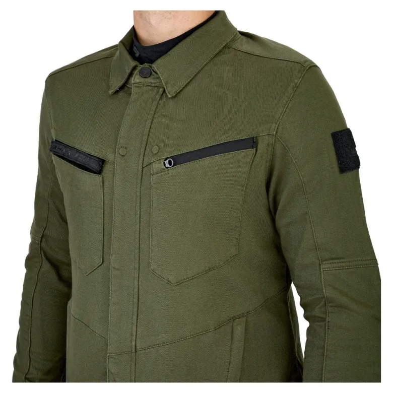 Kurtka tekstylna SHIMA GIRO KHAKI zielony