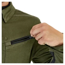 Kurtka tekstylna SHIMA GIRO KHAKI zielony
