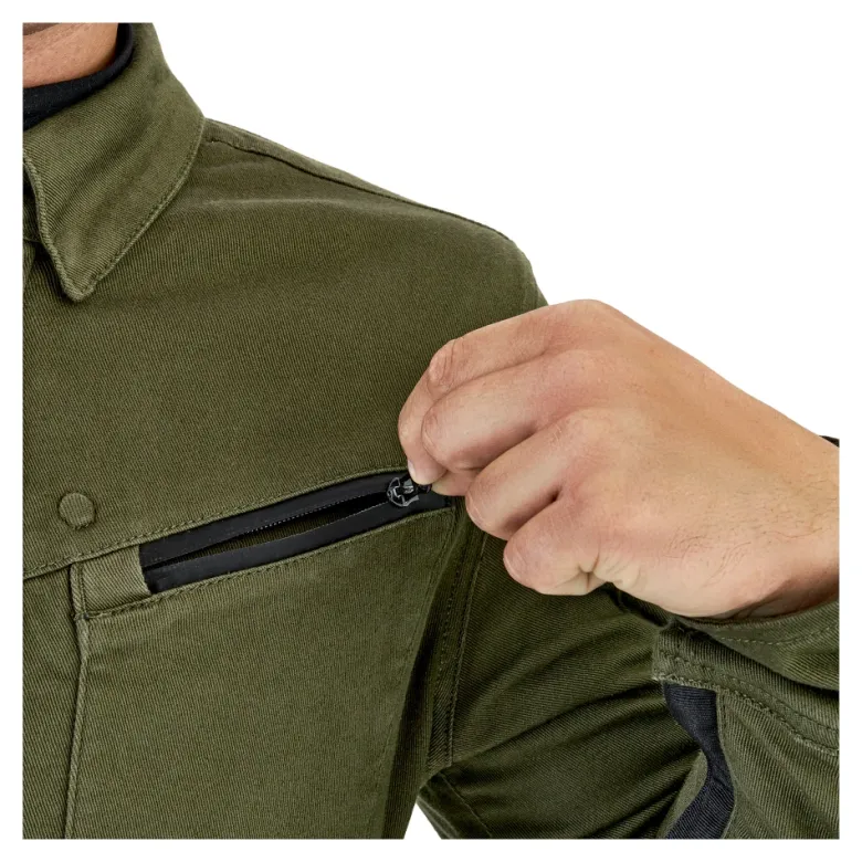 Kurtka tekstylna SHIMA GIRO KHAKI zielony