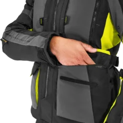 Kurtka tekstylna SHIMA HERO 2.0 MEN FLUO czarny szary żółty fluo