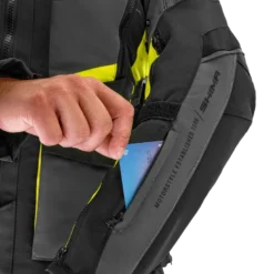 Kurtka tekstylna SHIMA HERO 2.0 MEN FLUO czarny szary żółty fluo