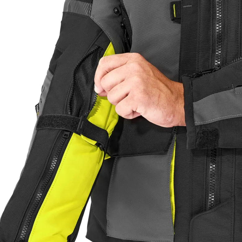 Kurtka tekstylna SHIMA HERO 2.0 MEN FLUO czarny szary żółty fluo