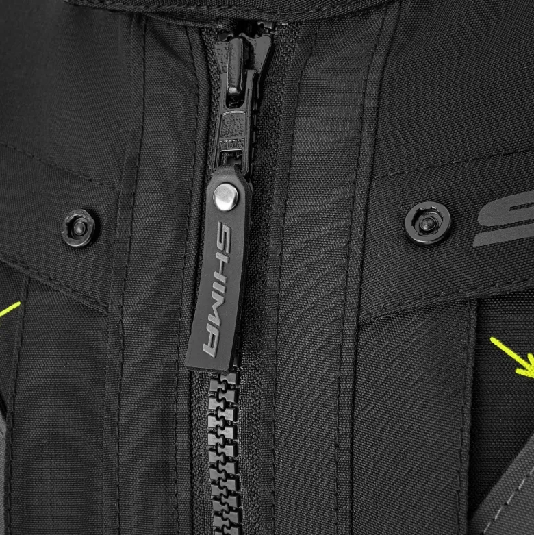 Kurtka tekstylna SHIMA HERO 2.0 MEN FLUO czarny szary żółty fluo