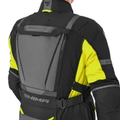 Kurtka tekstylna SHIMA HERO 2.0 MEN FLUO czarny szary żółty fluo