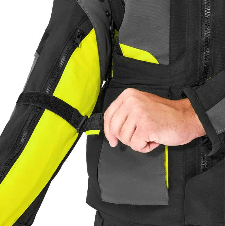 Kurtka tekstylna SHIMA HERO 2.0 MEN FLUO czarny szary żółty fluo