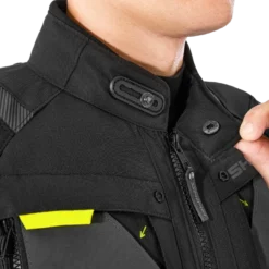Kurtka tekstylna SHIMA HERO 2.0 MEN FLUO czarny szary żółty fluo