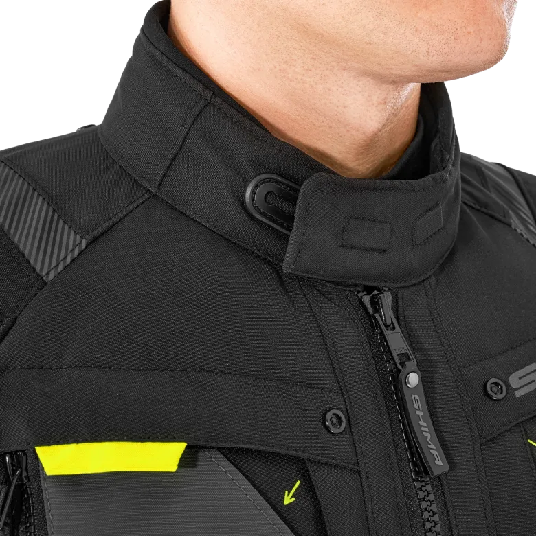Kurtka tekstylna SHIMA HERO 2.0 MEN FLUO czarny szary żółty fluo