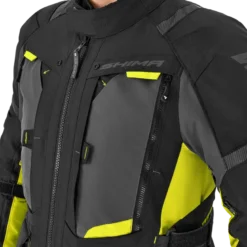 Kurtka tekstylna SHIMA HERO 2.0 MEN FLUO czarny szary żółty fluo
