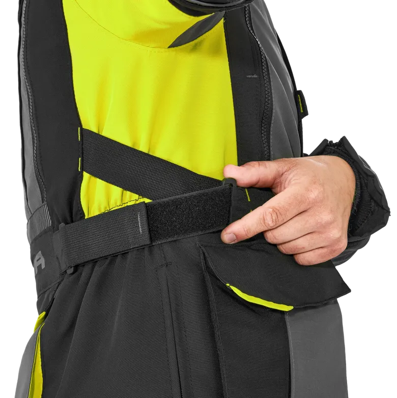 Kurtka tekstylna SHIMA HERO 2.0 MEN FLUO czarny szary żółty fluo