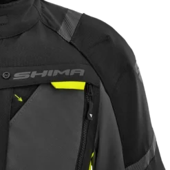 Kurtka tekstylna SHIMA HERO 2.0 MEN FLUO czarny szary żółty fluo