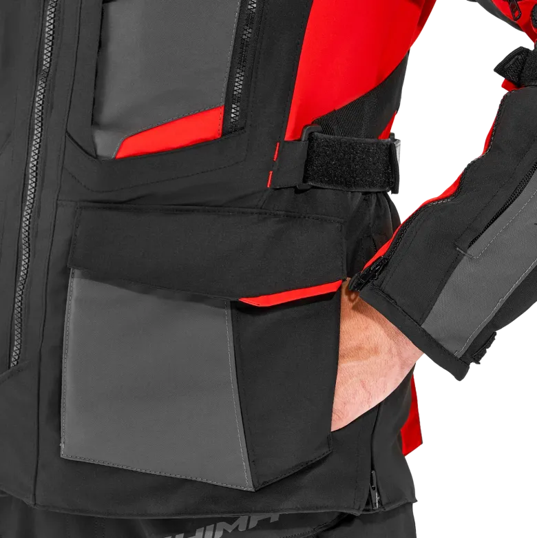 Kurtka tekstylna SHIMA HERO 2.0 MEN RED czarny szary czerwony