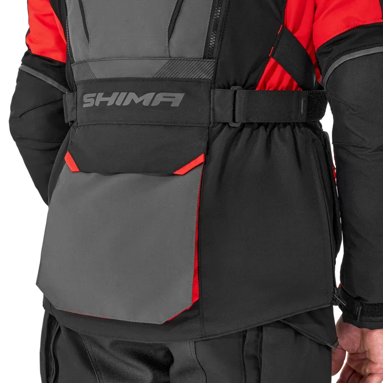 Kurtka tekstylna SHIMA HERO 2.0 MEN RED czarny szary czerwony