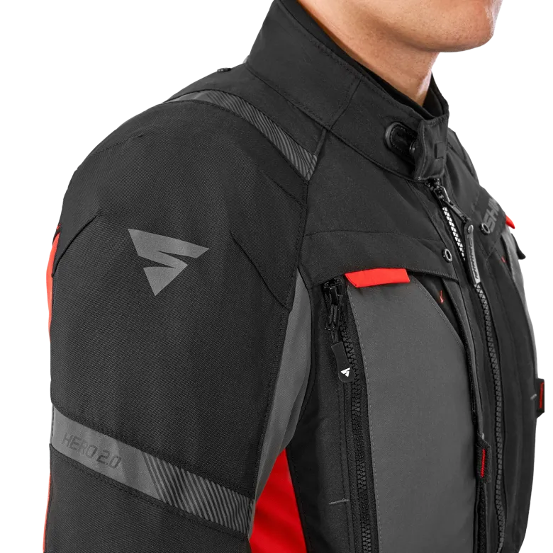 Kurtka tekstylna SHIMA HERO 2.0 MEN RED czarny szary czerwony