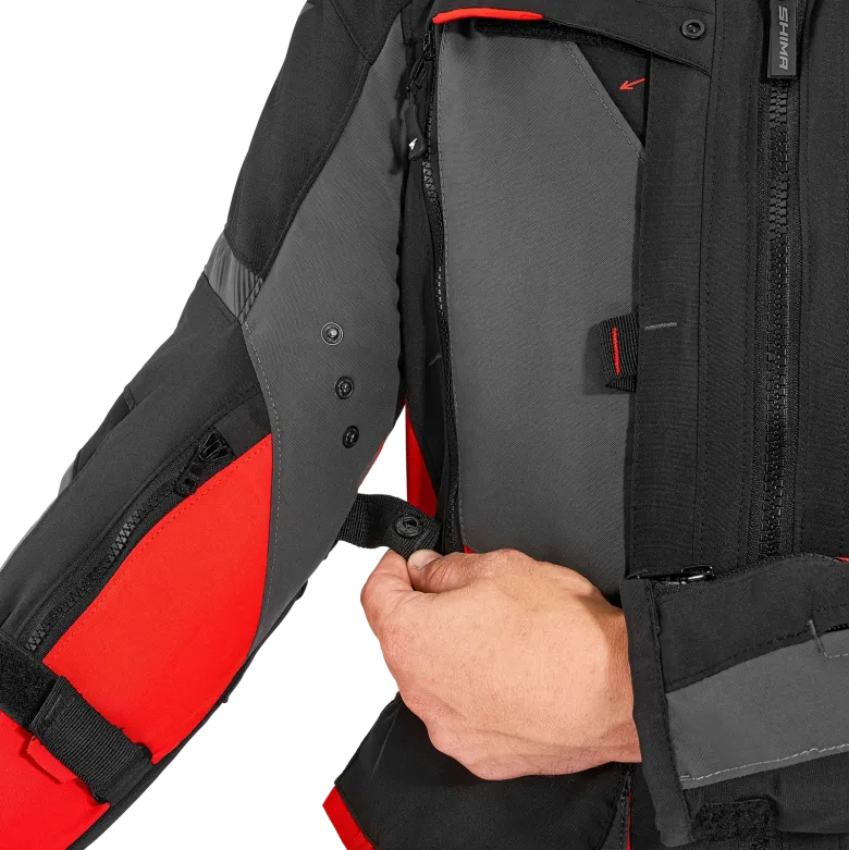 Kurtka tekstylna SHIMA HERO 2.0 MEN RED czarny szary czerwony