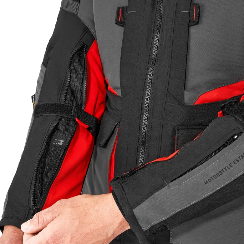 Kurtka tekstylna SHIMA HERO 2.0 MEN RED czarny szary czerwony