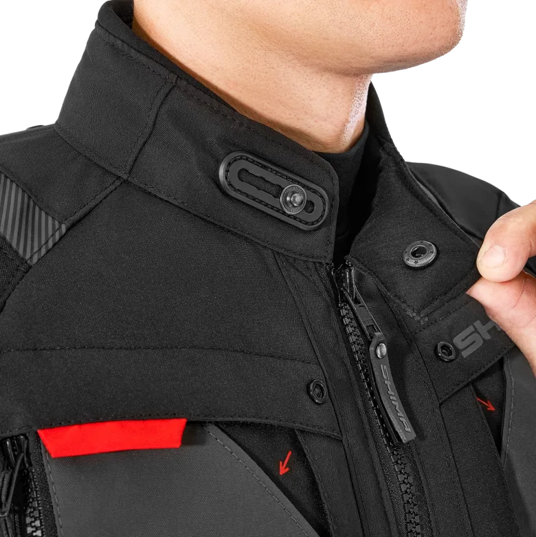 Kurtka tekstylna SHIMA HERO 2.0 MEN RED czarny szary czerwony