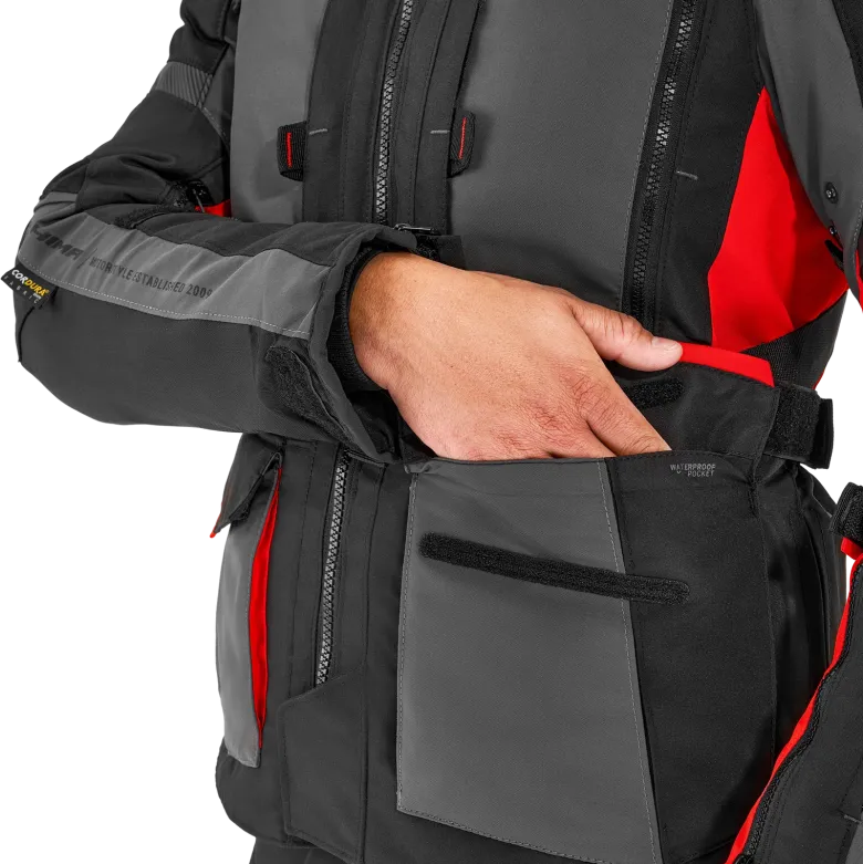 Kurtka tekstylna SHIMA HERO 2.0 MEN RED czarny szary czerwony