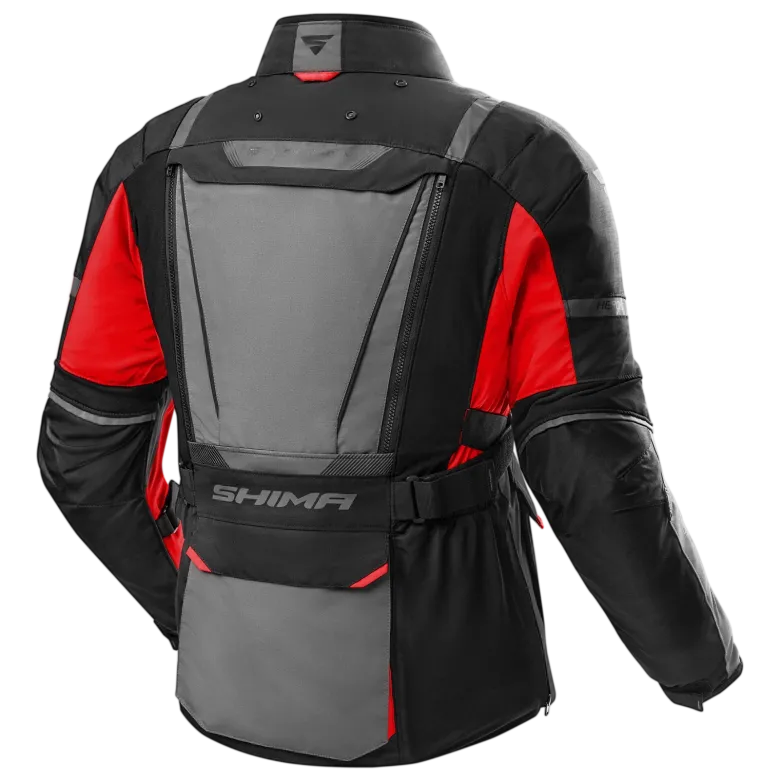 Kurtka tekstylna SHIMA HERO 2.0 MEN RED czarny szary czerwony