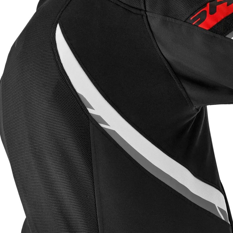 Kurtka tekstylna SHIMA MESH PRO 2.0 RED czarny czerwony biały