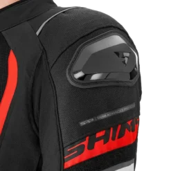 Kurtka tekstylna SHIMA MESH PRO 2.0 RED czarny czerwony biały