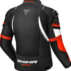 Kurtka tekstylna SHIMA MESH PRO 2.0 RED czarny czerwony biały