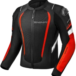 Kurtka tekstylna SHIMA MESH PRO 2.0 RED czarny czerwony biały