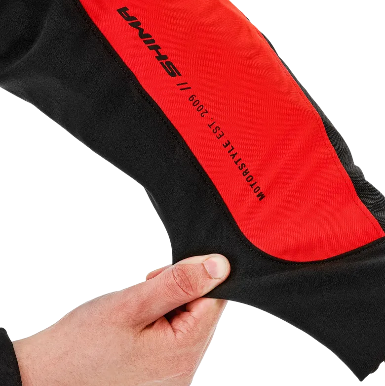 Kurtka tekstylna SHIMA MESH PRO 2.0 RED czarny czerwony biały