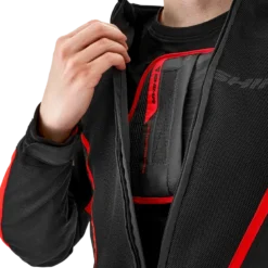 Kurtka tekstylna SHIMA MESH PRO 2.0 RED czarny czerwony biały