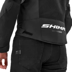 Kurtka tekstylna SHIMA MESH PRO 2.0 BLACK/WHITE czarny biały