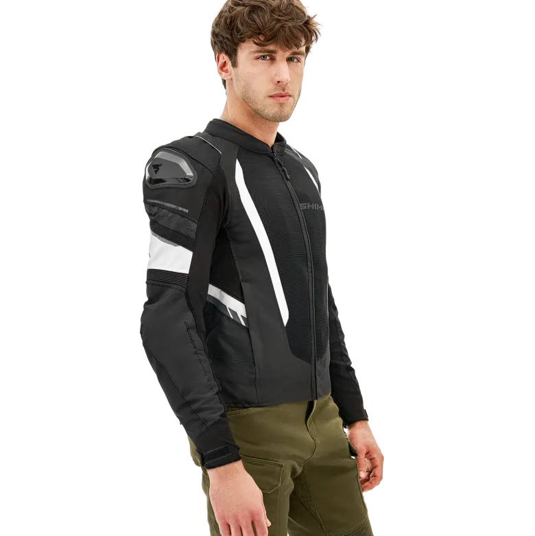 Kurtka tekstylna SHIMA MESH PRO 2.0 BLACK/WHITE czarny biały
