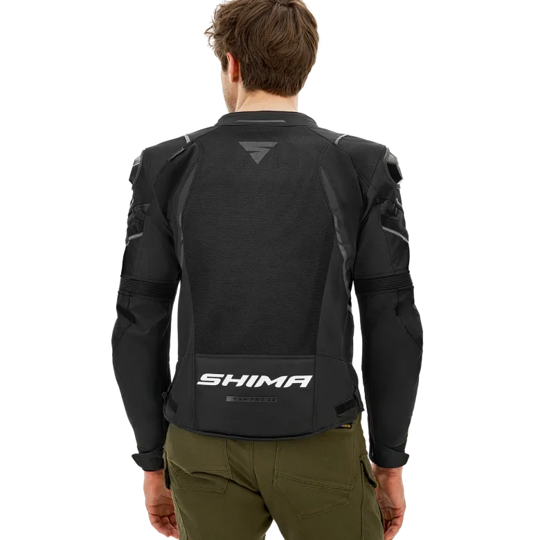 Kurtka tekstylna SHIMA MESH PRO 2.0 BLACK czarny