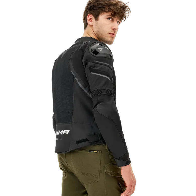 Kurtka tekstylna SHIMA MESH PRO 2.0 BLACK czarny