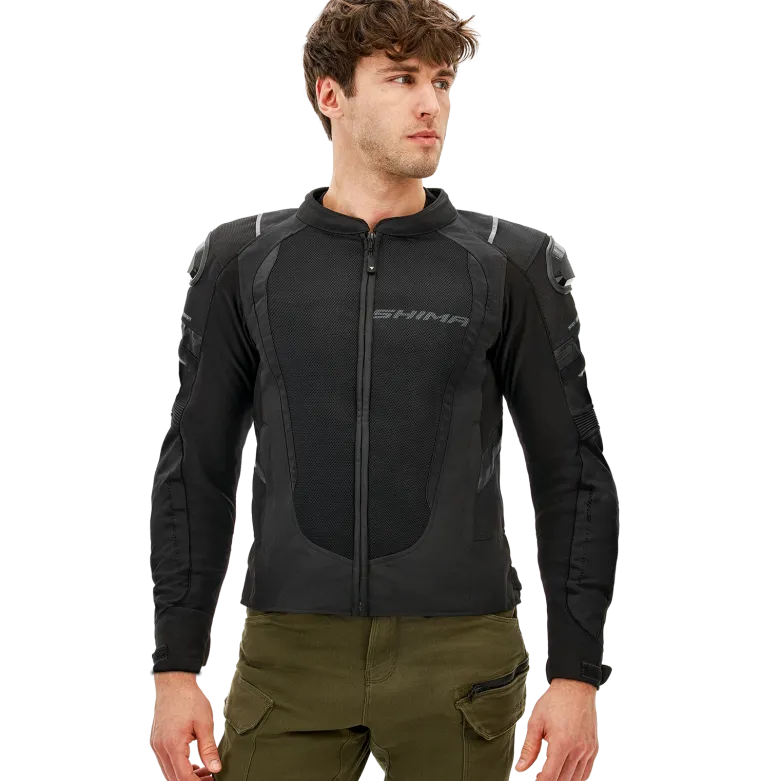 Kurtka tekstylna SHIMA MESH PRO 2.0 BLACK czarny