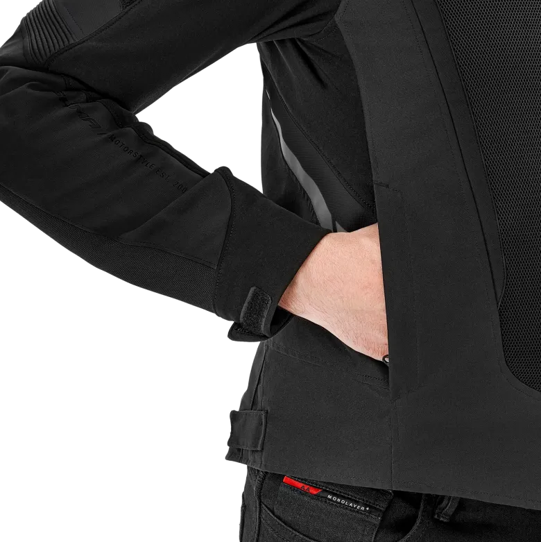 Kurtka tekstylna SHIMA MESH PRO 2.0 BLACK czarny