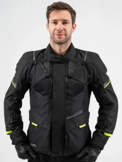Kurtka tekstylna SHIMA RUNNER FLUO czarny żółty fluo