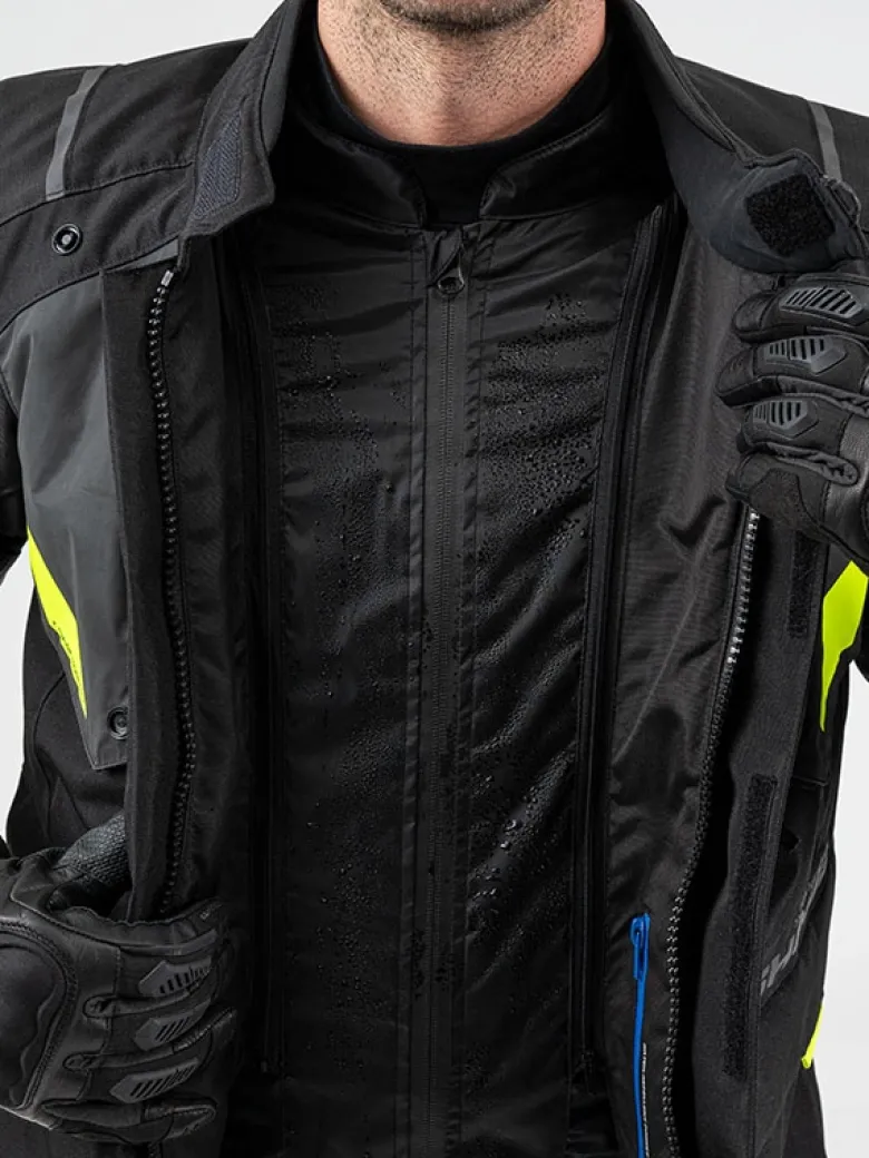 Kurtka tekstylna SHIMA RUNNER FLUO czarny żółty fluo