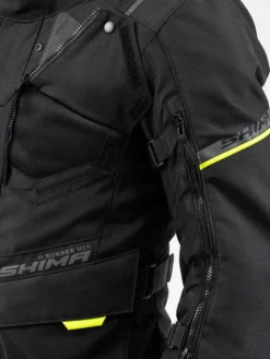 Kurtka tekstylna SHIMA RUNNER FLUO czarny żółty fluo