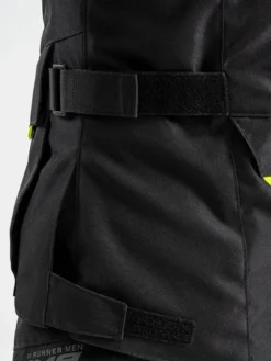 Kurtka tekstylna SHIMA RUNNER FLUO czarny żółty fluo