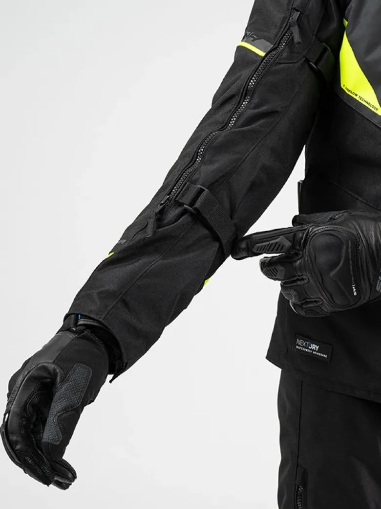 Kurtka tekstylna SHIMA RUNNER FLUO czarny żółty fluo