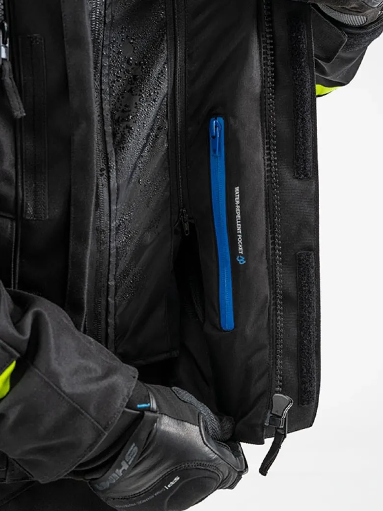 Kurtka tekstylna SHIMA RUNNER FLUO czarny żółty fluo
