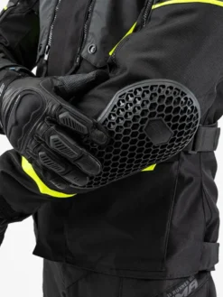 Kurtka tekstylna SHIMA RUNNER FLUO czarny żółty fluo