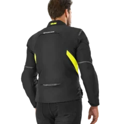 Kurtka tekstylna SHIMA RUSH 2.0 FLUO czarny żółty fluo